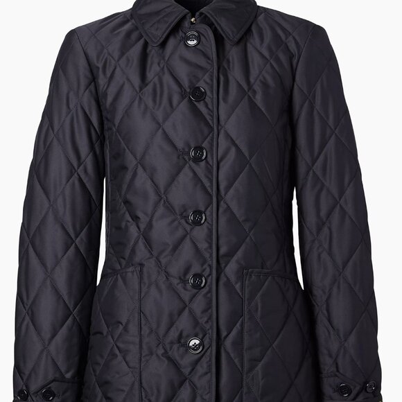 Barely worn Classic Burberry Brit Utility Jacket -- Large -- Purple - Picture 2 of 9